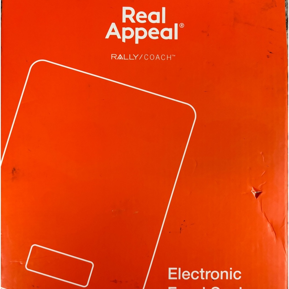 Real Appeal Rally Coach Electronic Food Scale Weight Scale